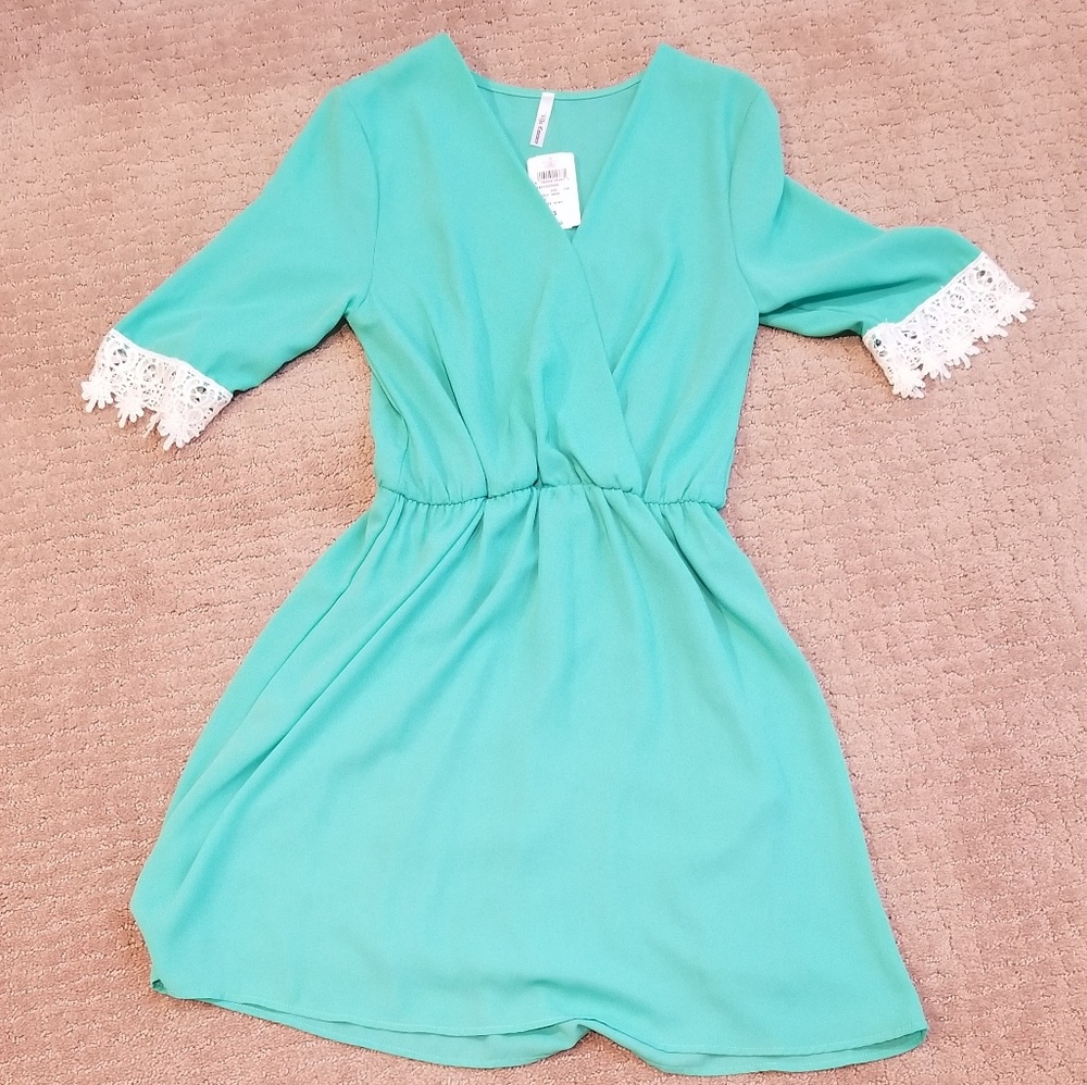 Vijo Couture tiffany blue Dress